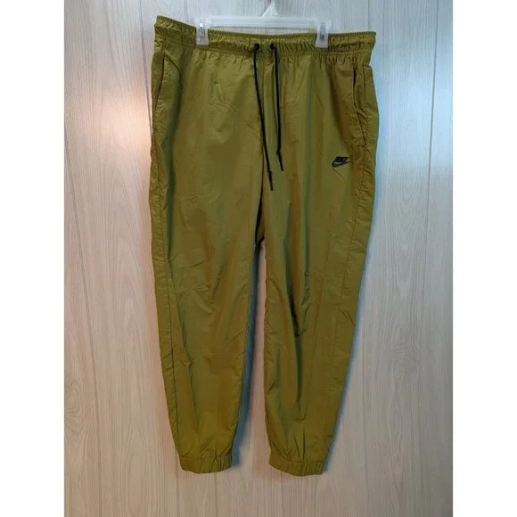 Men's XL Nike Tech Woven Straight Pants Pacific Moss Green FZ0758-307 Running - Picture 1 of 11